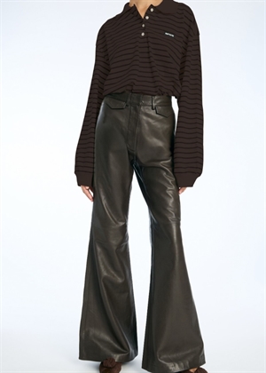 Pique longsleeve polo bluse Mole Comb. ROTATE